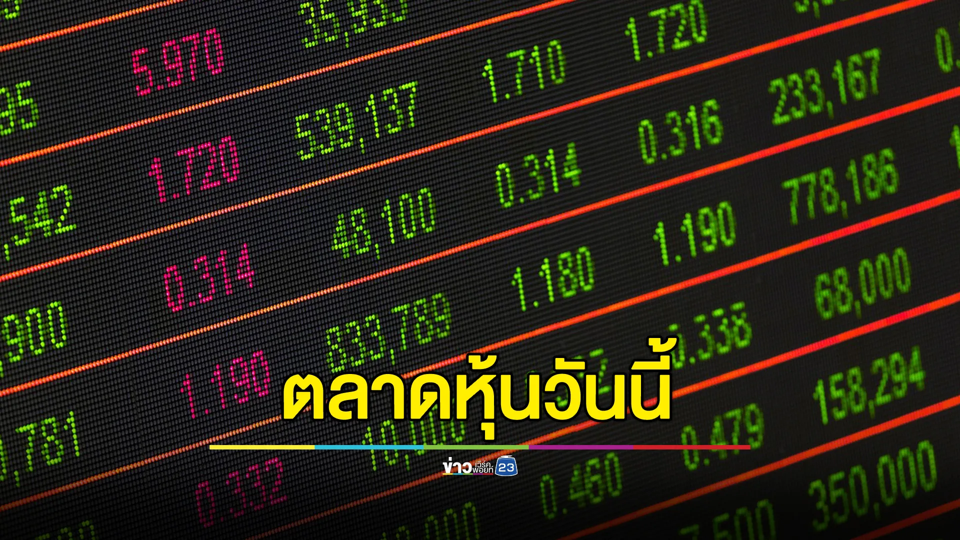 อัปเดต"ตลาดหุ้นไทย"วันนี้ ปิดตลาดอยู่ที่ 1297.41 เพิ่มขึ้น +0.82 จุด 